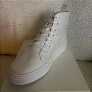 Thakoon Women's White Pull On High Top Sneakers size 40 (10W) MSRP $128